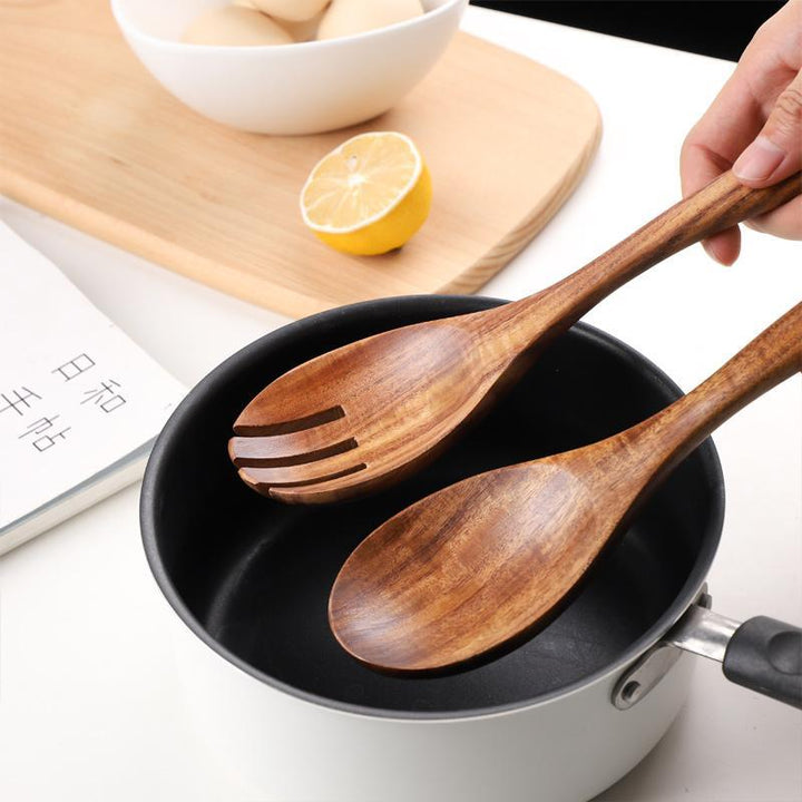 Natural Grain Salad Servers - Tossico