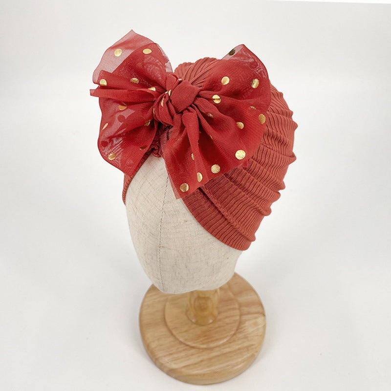 Soft baby turban hat with ruffles – Autumn Magic CuddleShine (Buy One Get One Free)