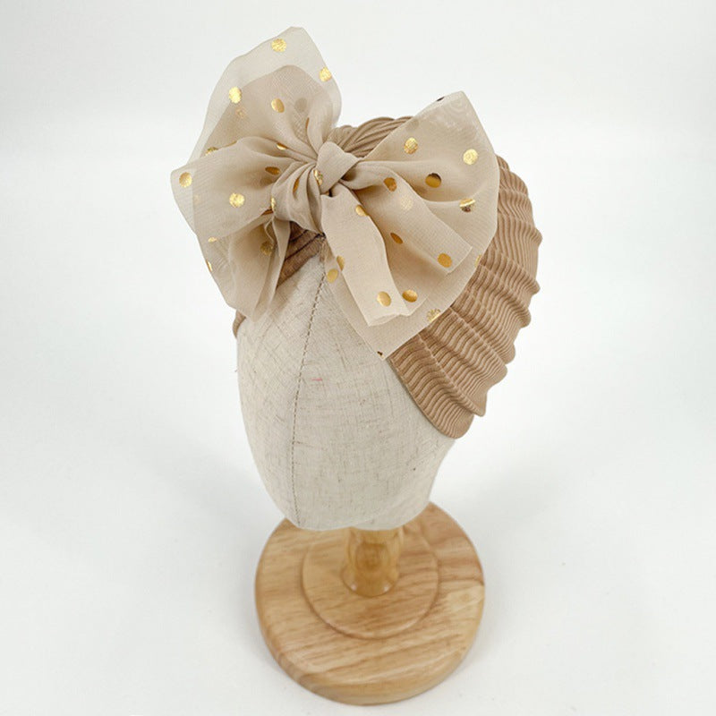 Soft baby turban hat with ruffles – Autumn Magic CuddleShine (Buy One Get One Free)