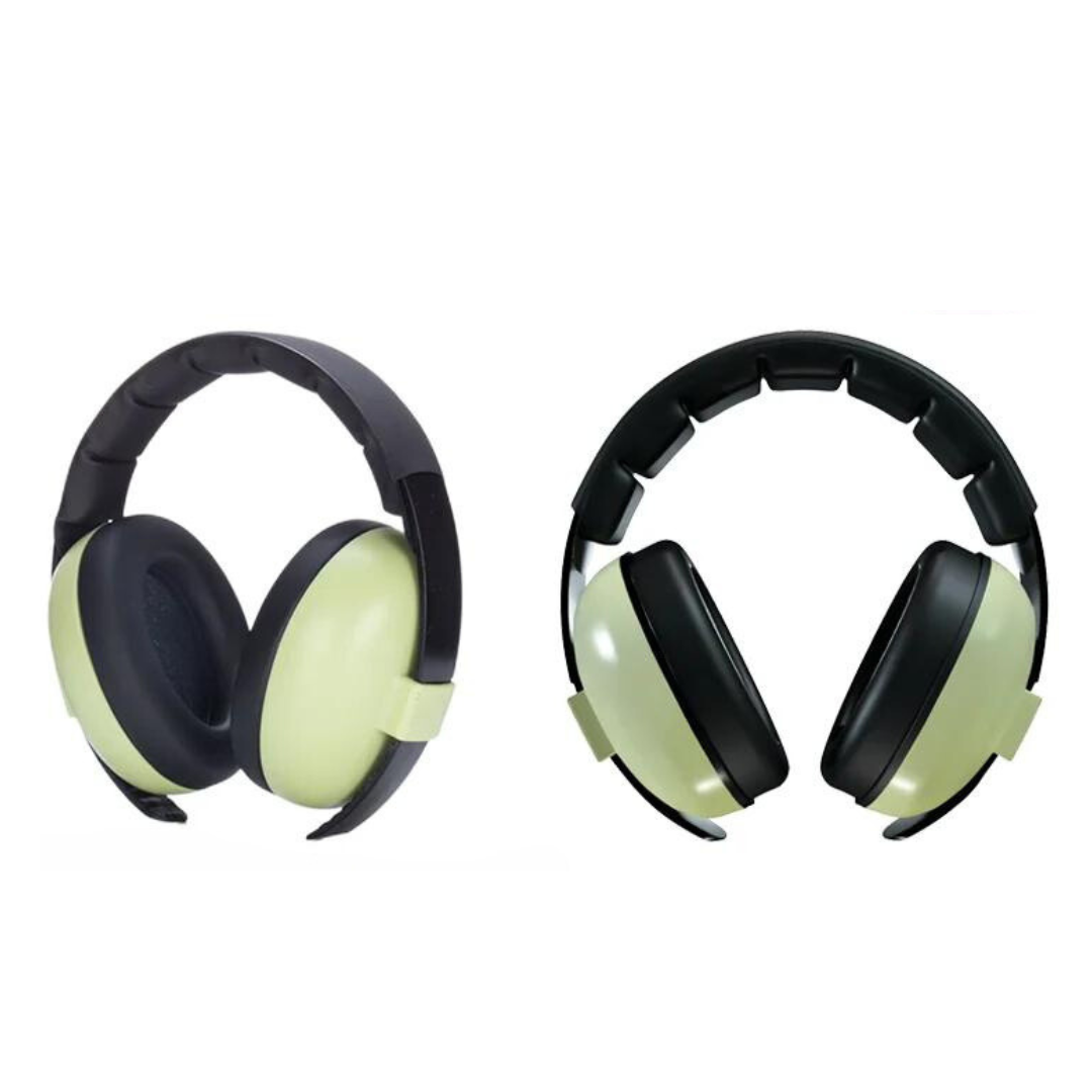 Noise-reducing baby earmuffs for sleep and travel – buy one, get one free