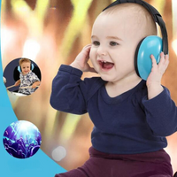 Noise-reducing baby earmuffs for sleep and travel – buy one, get one free