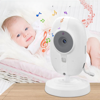 Baby monitoring with night vision and two-way audio – including temperature display.