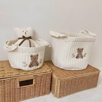 Padded fabric storage bag for the children's room – Buy one, get one free