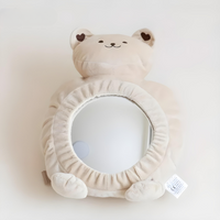 Back-seat mirror with bear motif for babies – Safe view of the back seat