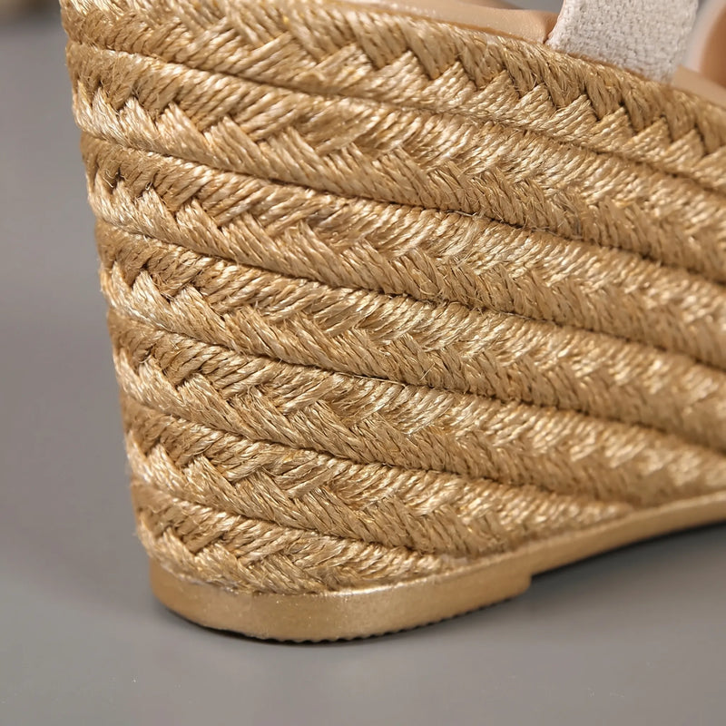 Open Toe Platform Wedge - Dawn