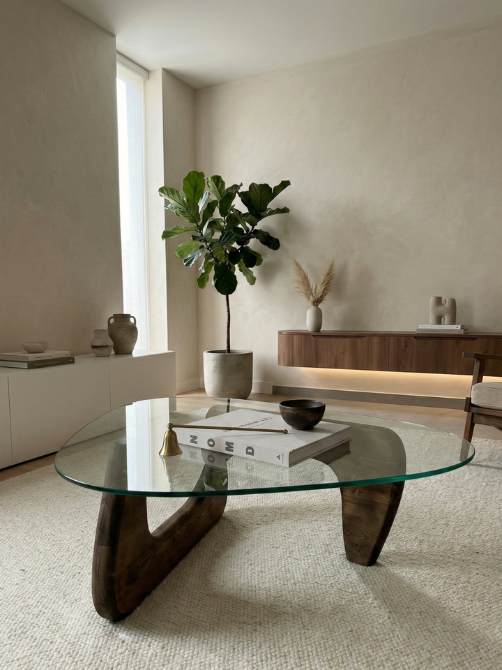 Organic Shape Modern Coffee Table - AeroTable