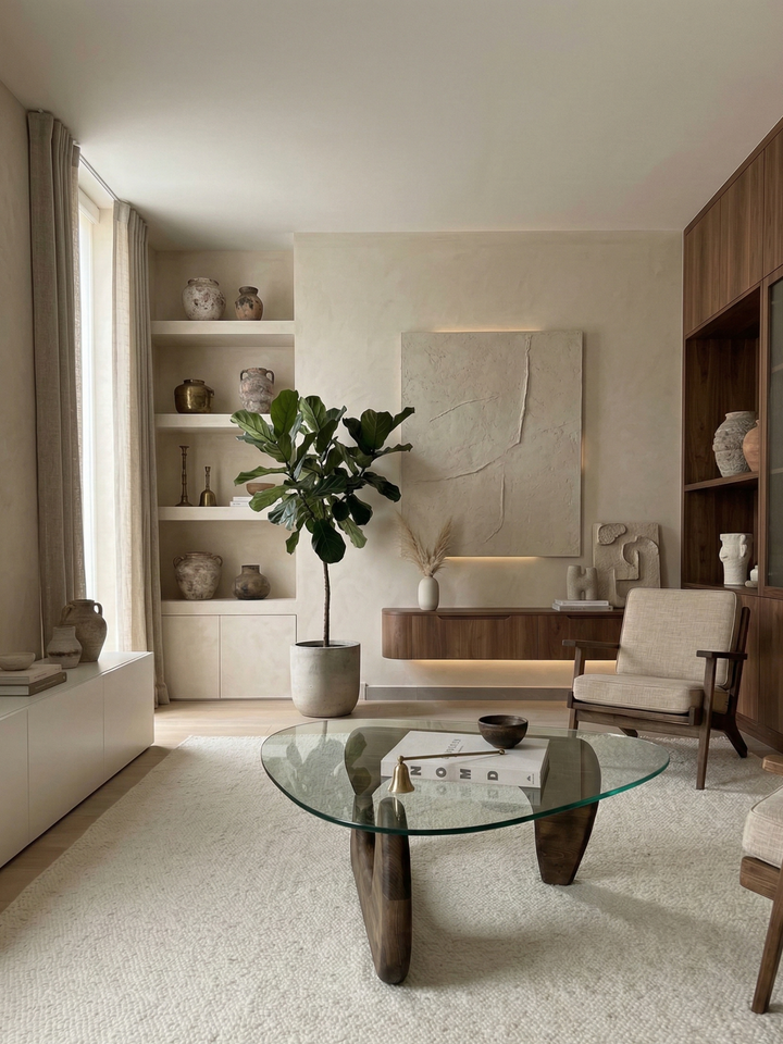 Organic Shape Modern Coffee Table - AeroTable