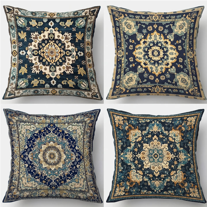 Ornate Baroque Style Square Cushion Covers - Ornavo