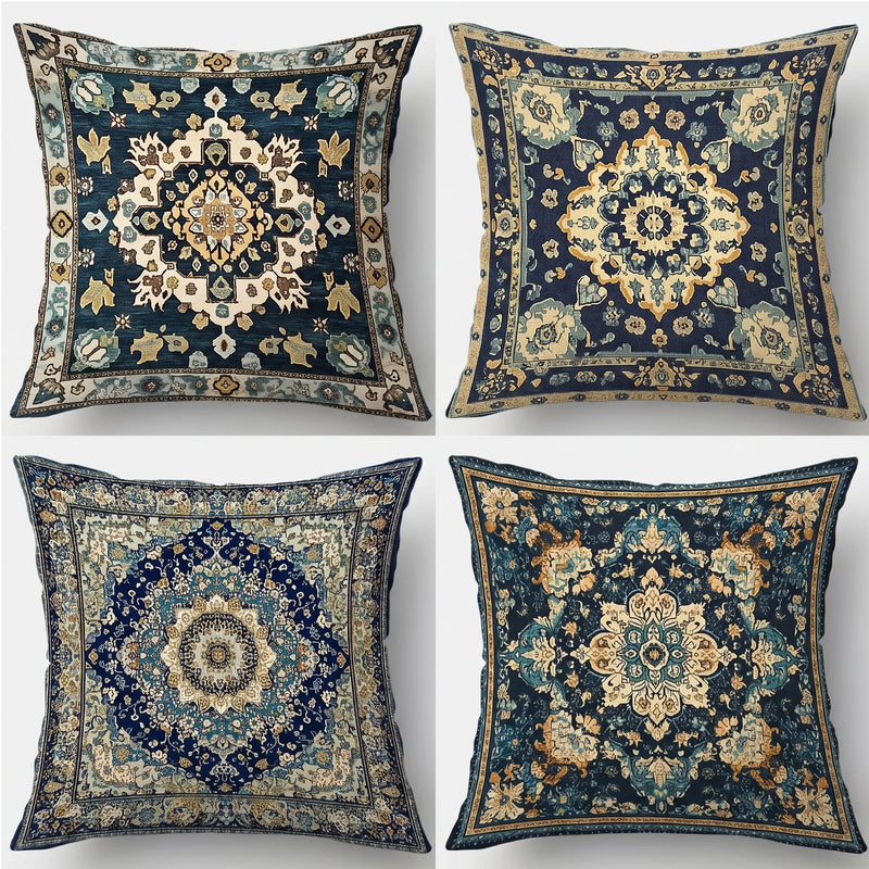 Ornate Baroque Style Square Cushion Covers - Ornavo