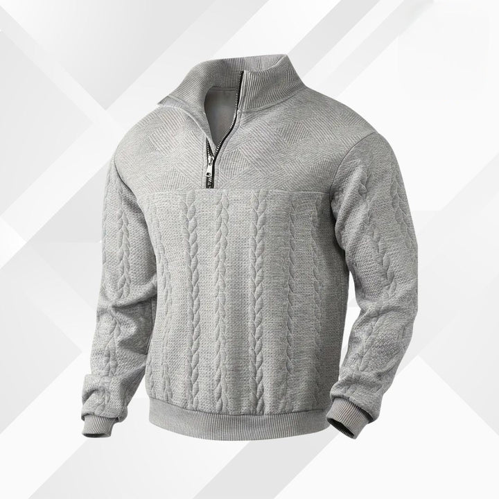 Men's pullover with cashmere merino wool – Autumn Magic Severin