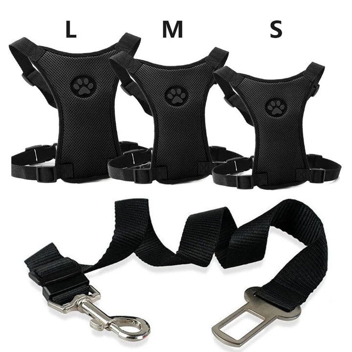 Car seat belt with Comfortable Harness for Dogs - PawSafe-S-State of Style