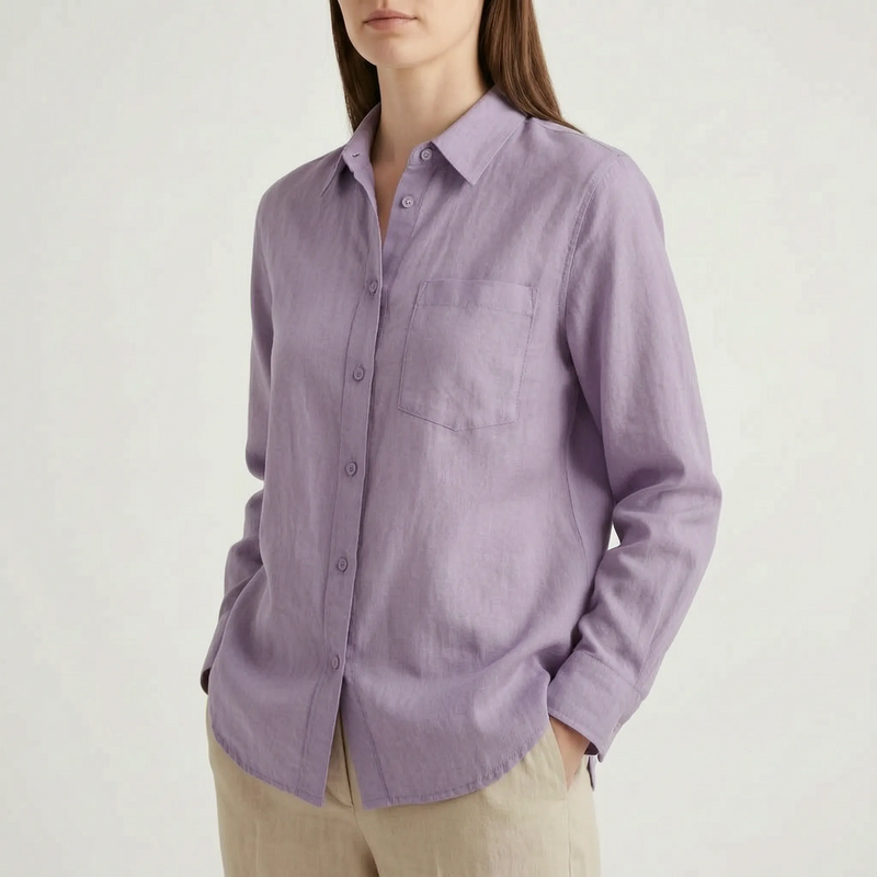 Oversized Button-Down Shirt -  Shirley