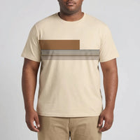 Oversized Color-Block Crew Neck Tee - Jesse