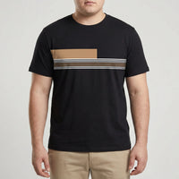 Oversized Color-Block Crew Neck Tee - Jesse