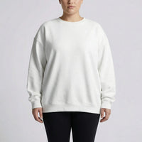 Oversized Crew Neck Pullover Sweatshirt - Christy