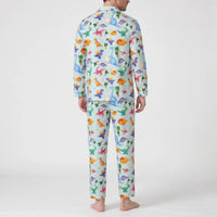 Oversized Dinosaur Print Mens Pyjamas - Joe
