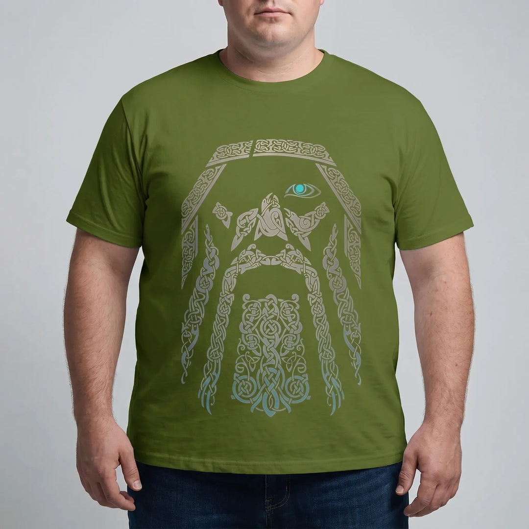 Oversized Norse Graphic Tee Big Tall - Calvin