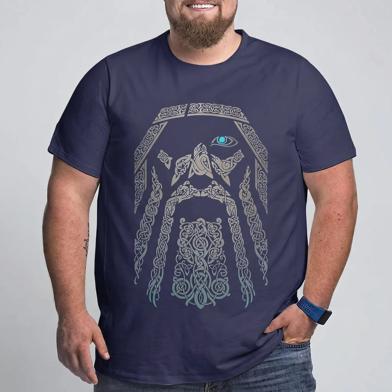 Oversized Norse Graphic Tee Big Tall - Calvin