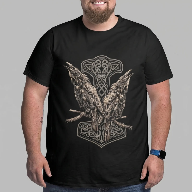 Oversized Norse Graphic Tee Big Tall - Calvin