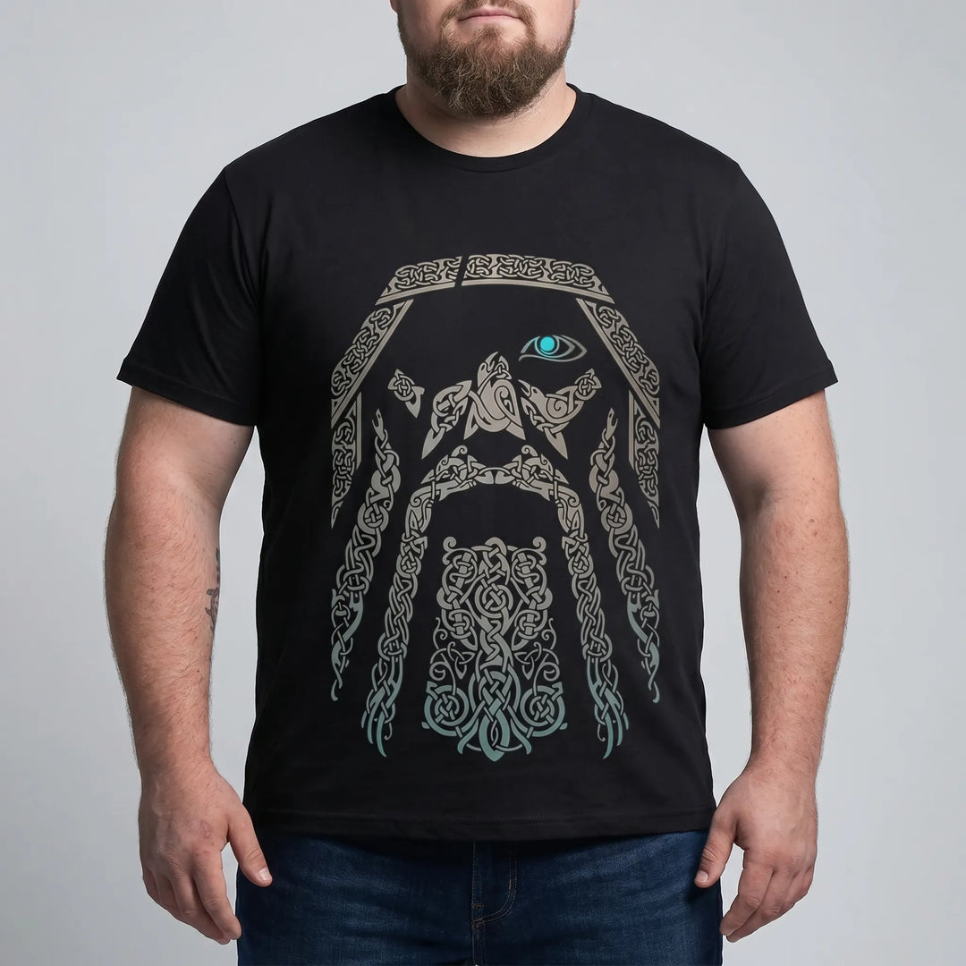Oversized Norse Graphic Tee Big Tall - Calvin