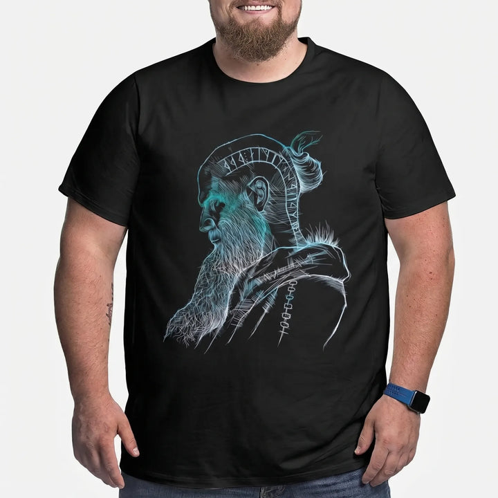 Oversized Norse Graphic Tee Big Tall - Calvin