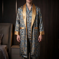 Paisley Print Mens Loungewear Set - Claude