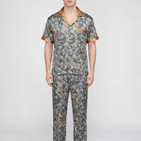 Paisley Print Mens Loungewear Set - Claude