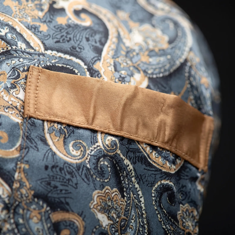 Paisley Print Mens Loungewear Set - Claude
