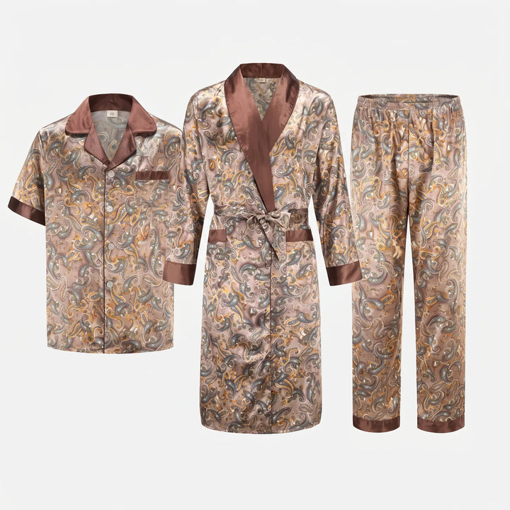 Paisley Print Mens Loungewear Set - Claude