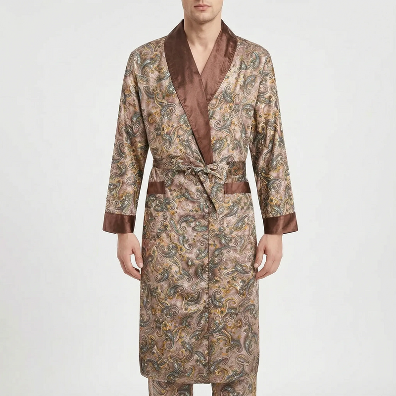 Paisley Print Mens Loungewear Set - Claude