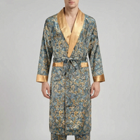 Paisley Print Mens Loungewear Set - Claude