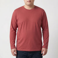 Plain Long Sleeve Crew Neck Tee - Josh