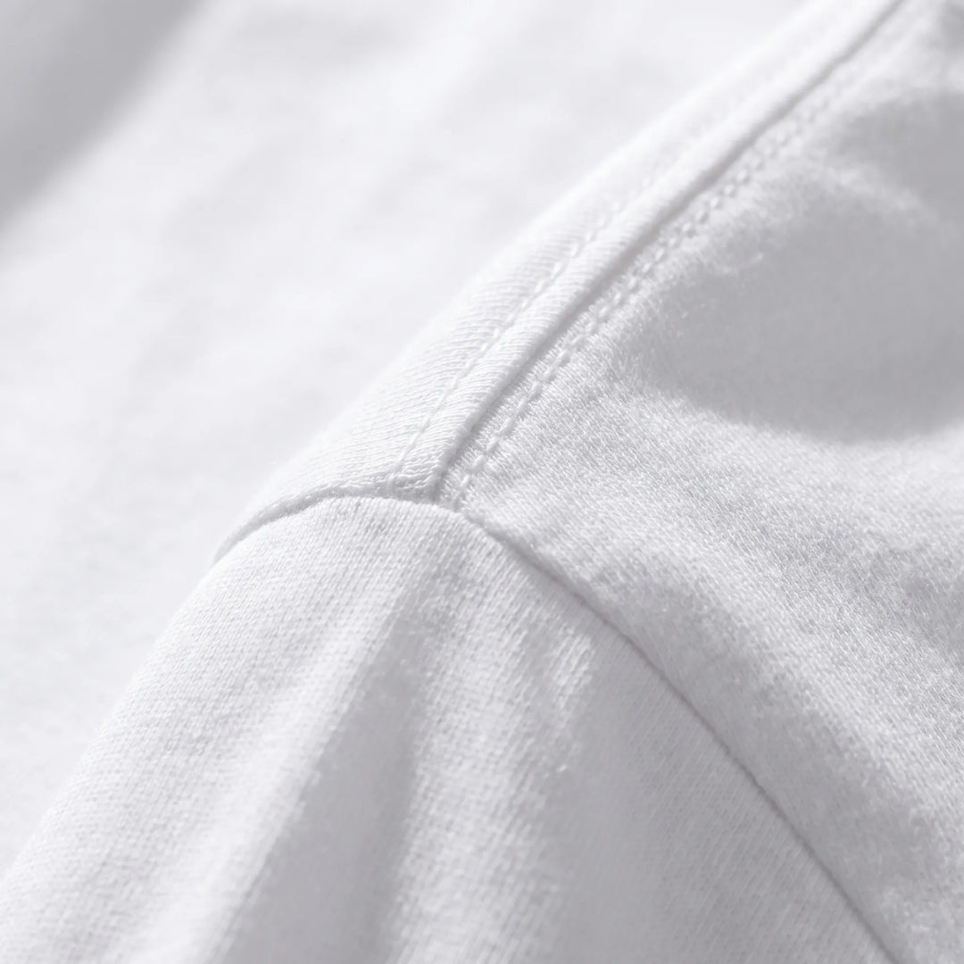 Plain Long Sleeve Crew Neck Tee - Josh