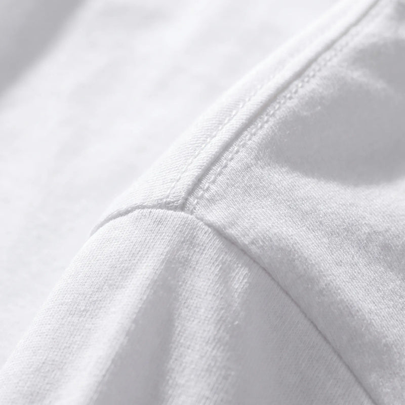 Plain Long Sleeve Crew Neck Tee - Josh