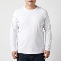 Plain Long Sleeve Crew Neck Tee - Josh