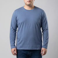 Plain Long Sleeve Crew Neck Tee - Josh