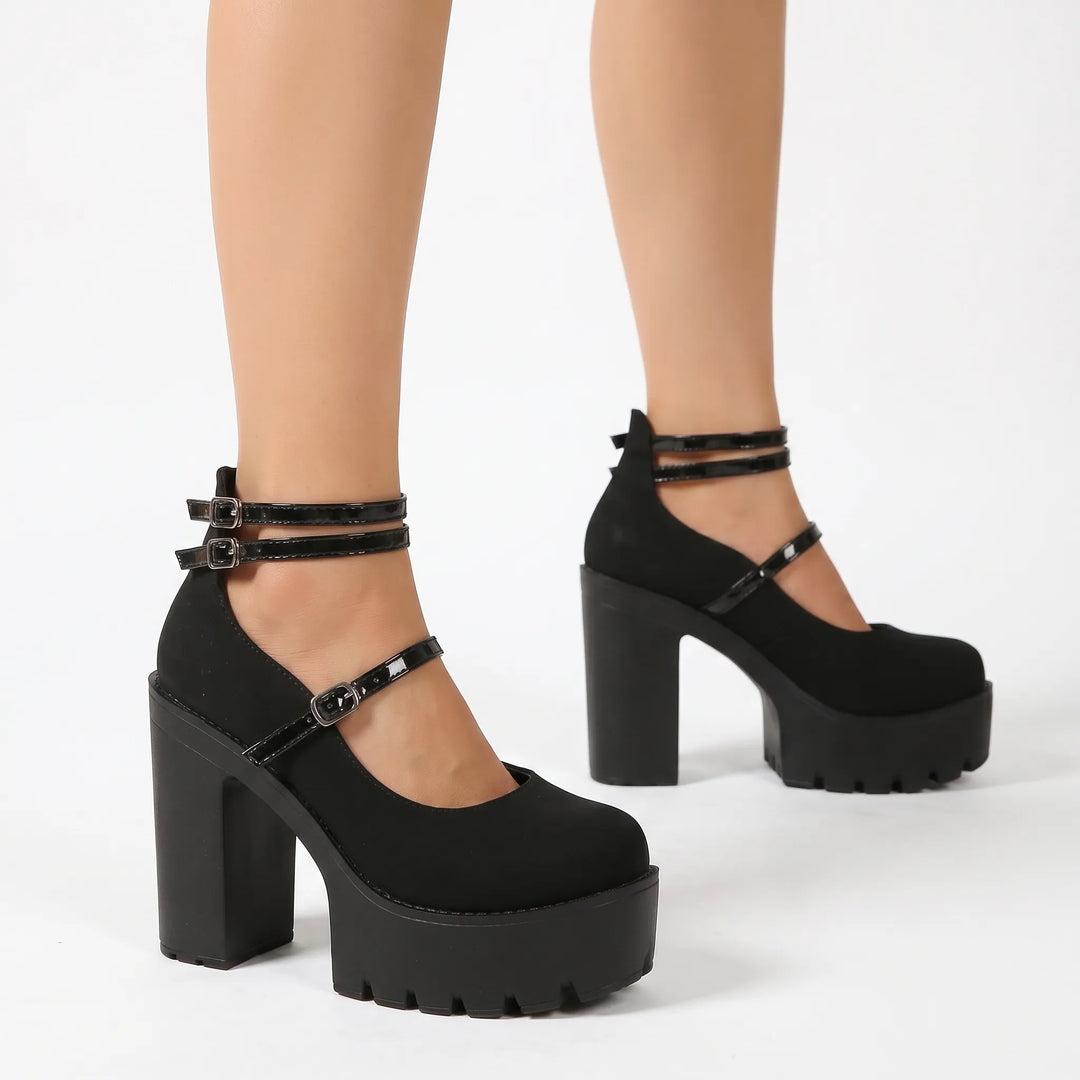 Platform Mary Jane Shoes Heels - Antonia