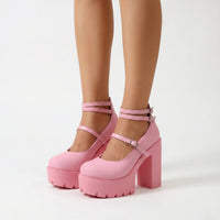 Platform Mary Jane Shoes Heels - Antonia
