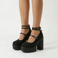 Platform Mary Jane Shoes Heels - Antonia
