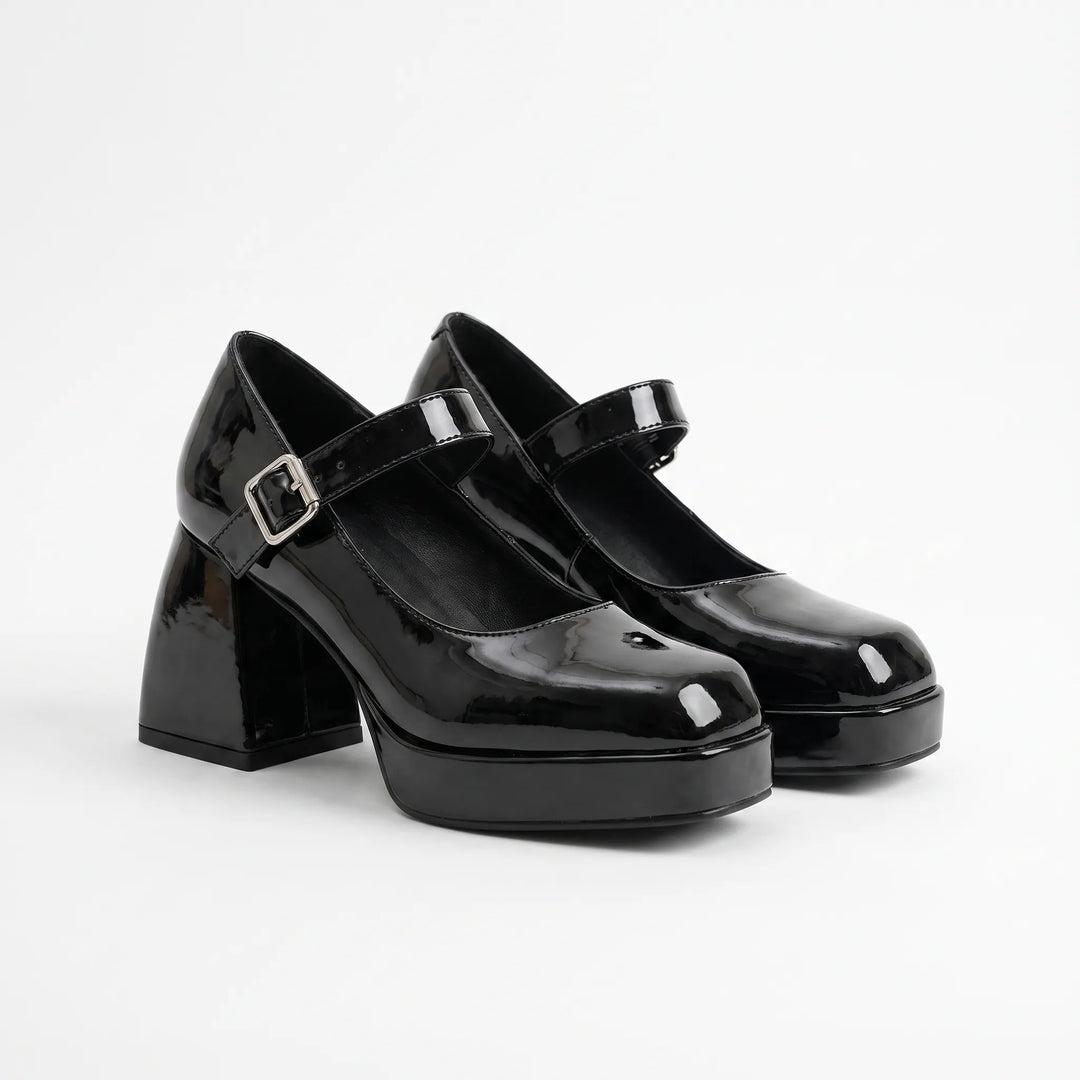 Platform Mary Janes - Lynda