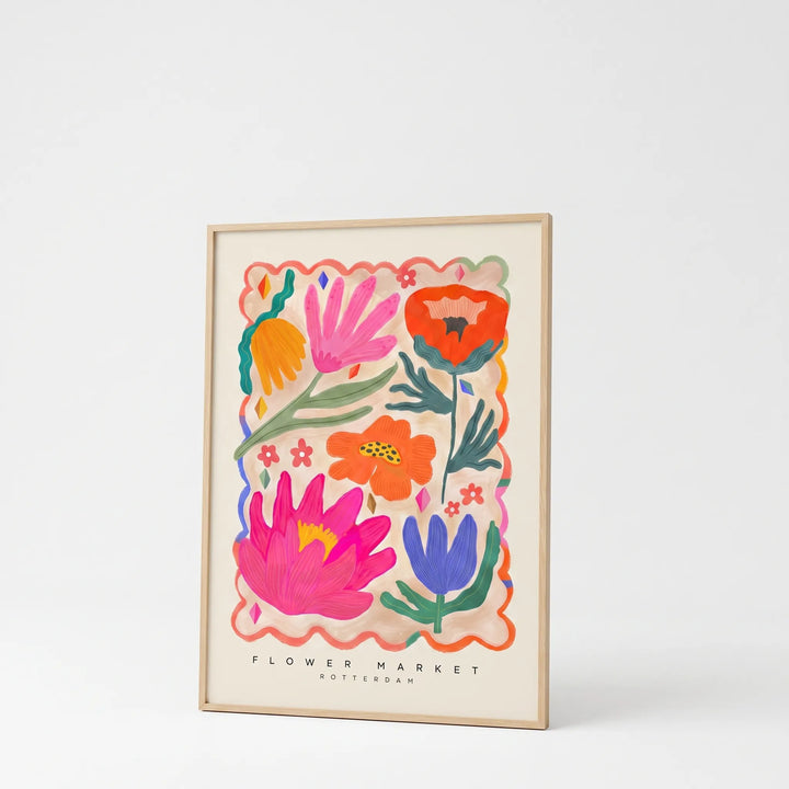 Playful Illustrative Unframed Wall Print - Vividique