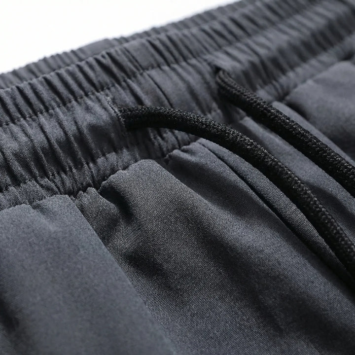 Plus-Size Drawstring Calf Shorts - Domingo