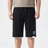 Plus-Size Drawstring Calf Shorts - Domingo