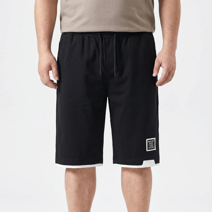 Plus-Size Drawstring Calf Shorts - Domingo