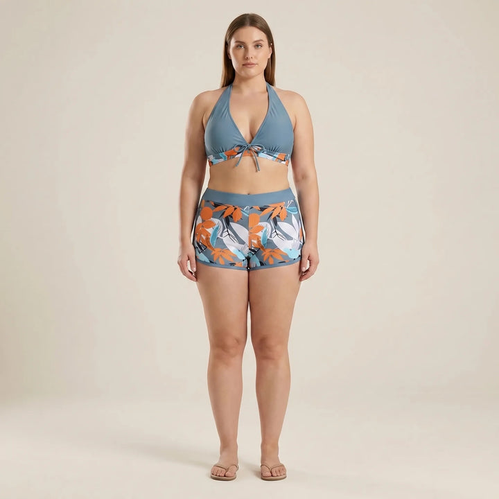 Plus-Size Separate Design Bikini Set - Sara