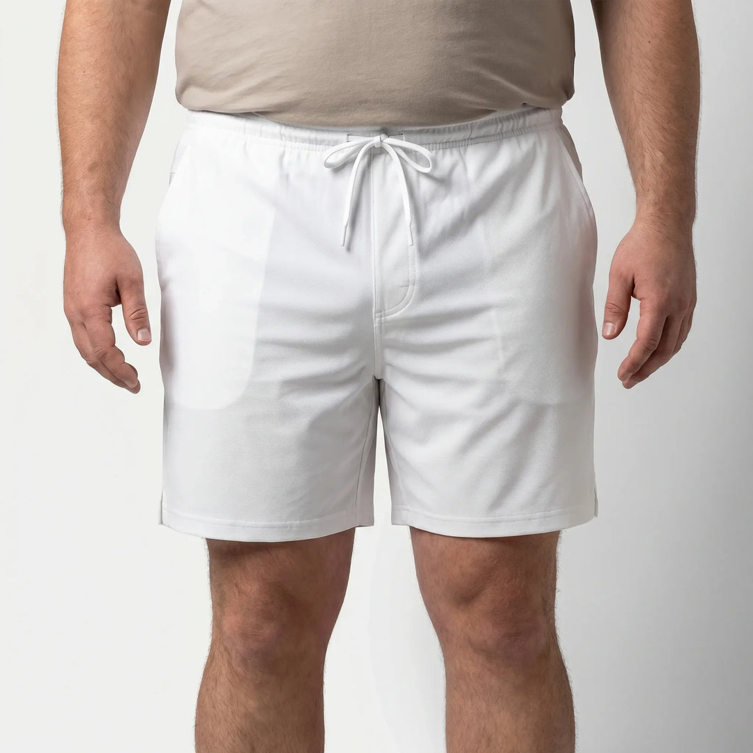 Plus Size Athletic Drawstring Shorts - Julian