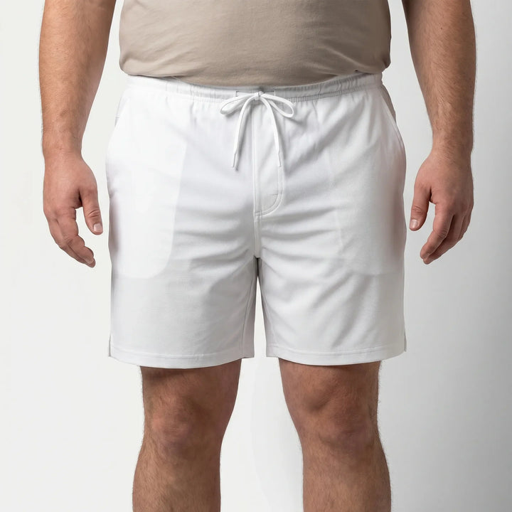 Plus Size Athletic Drawstring Shorts - Julian