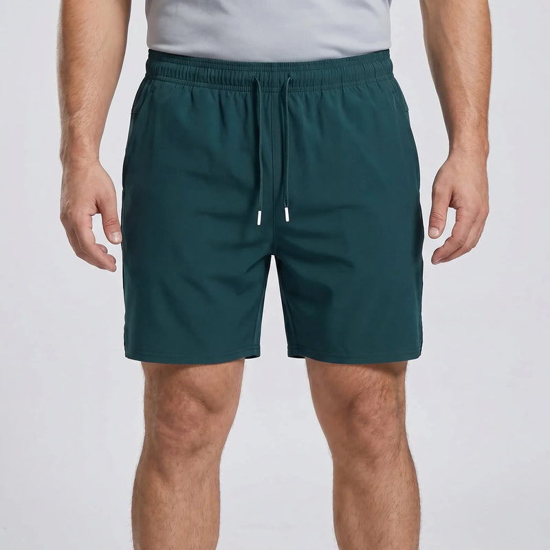 Plus Size Athletic Drawstring Shorts - Julian