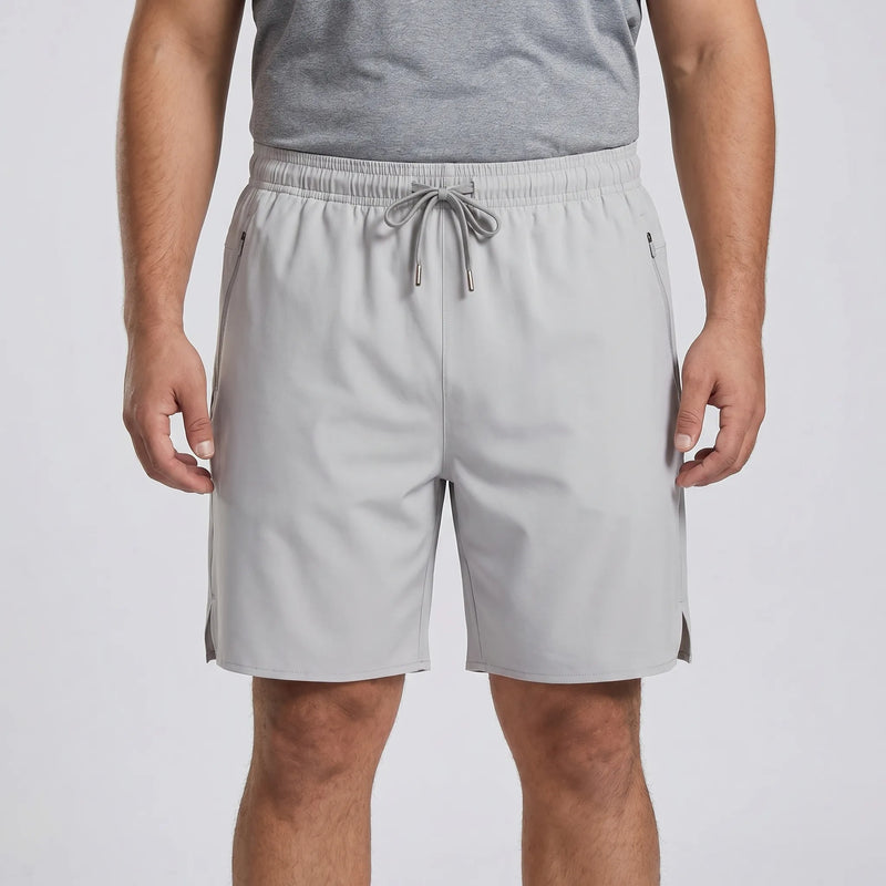 Plus Size Athletic Drawstring Shorts - Julian