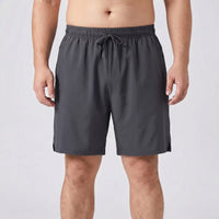 Plus Size Athletic Drawstring Shorts - Julian